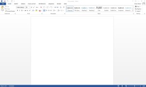 With the update to Microsoft Office Suit 2013, this is the new look to Microsoft Word. According to the district's technology coordinator Doug Start it is similar to the program the business classes have been using for some time.